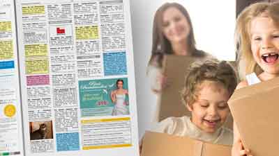 Kleinanzeige in der Zeitung