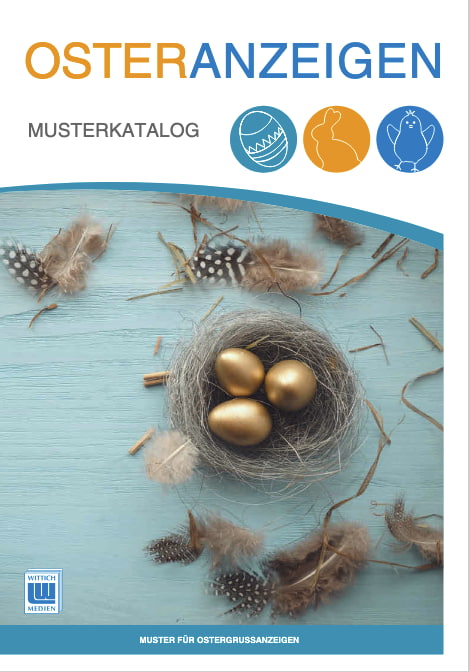 Musterkatalog für Osteranzeigen