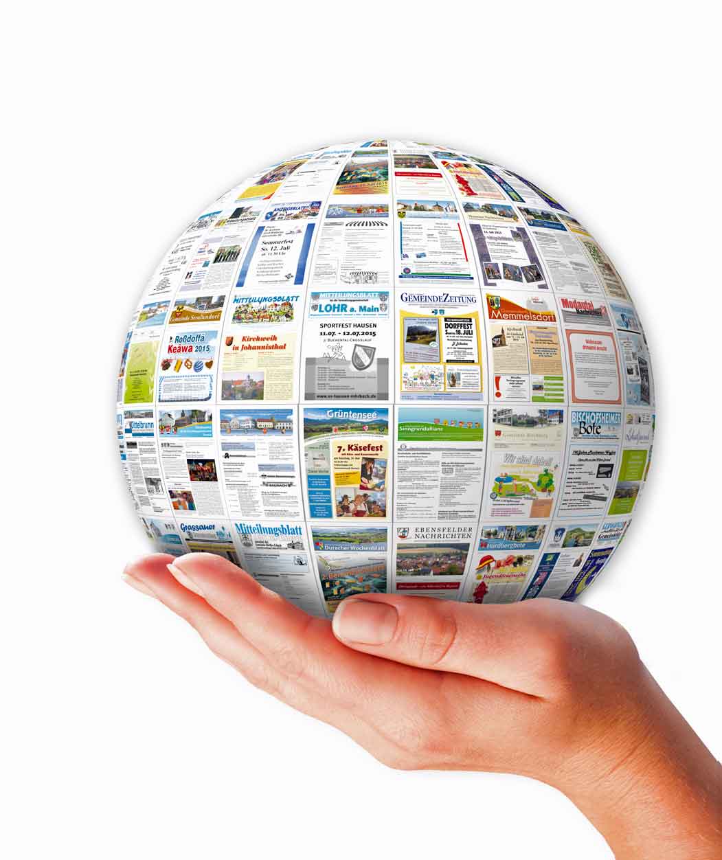 Zeitungswelt Kugel