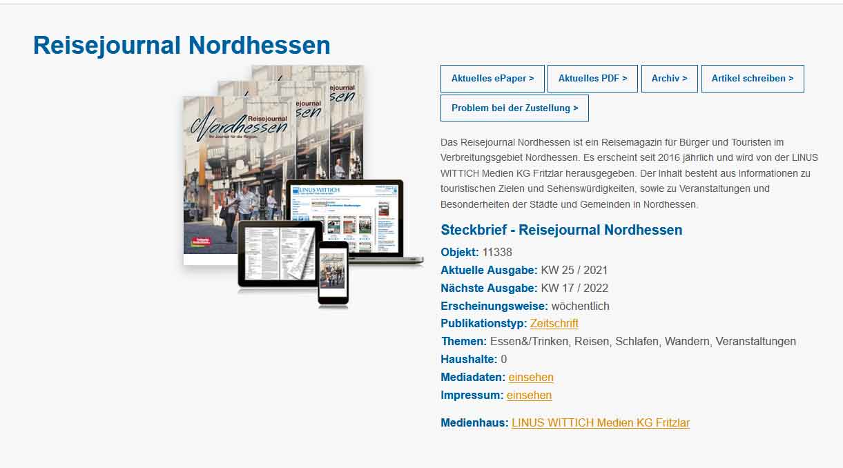 Zeitschrift Detailansicht