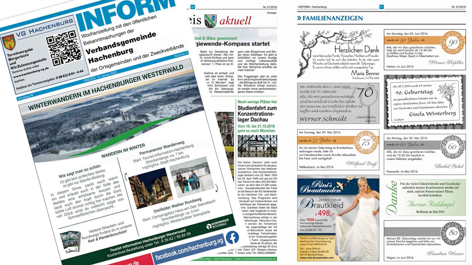 Geburtstagsanzeige aufgeben