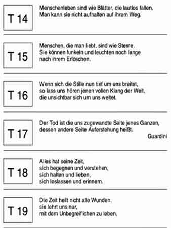 Traueranzeige Verse Beispiele