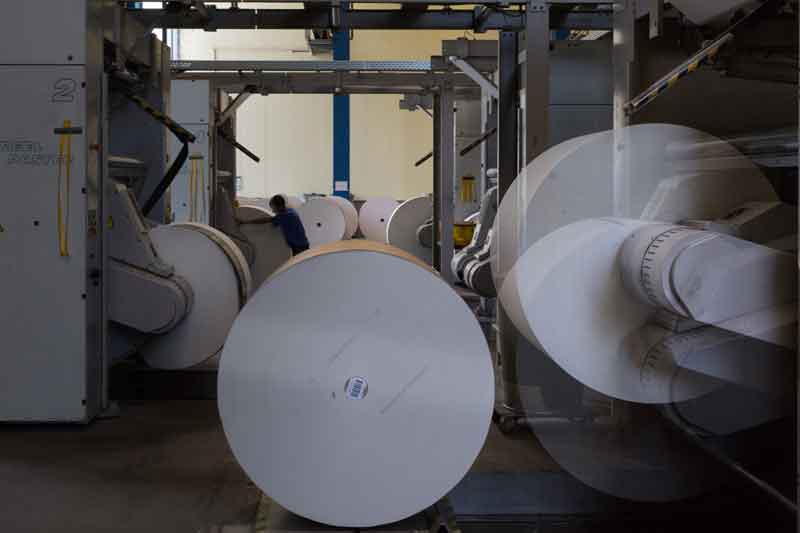 Papier Rollenwechsler