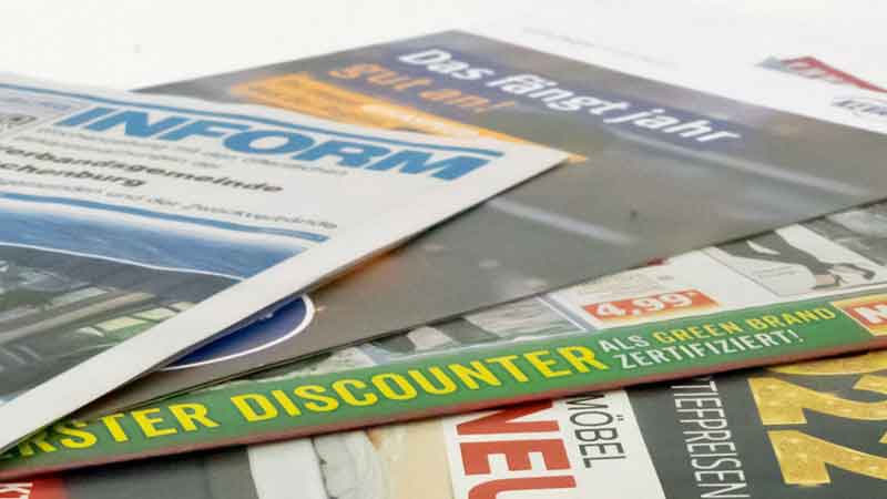 Zeitungsprospekte und Prospektbeilagen Zeitungsprospekte und Prospektbeilagen drucken lassen