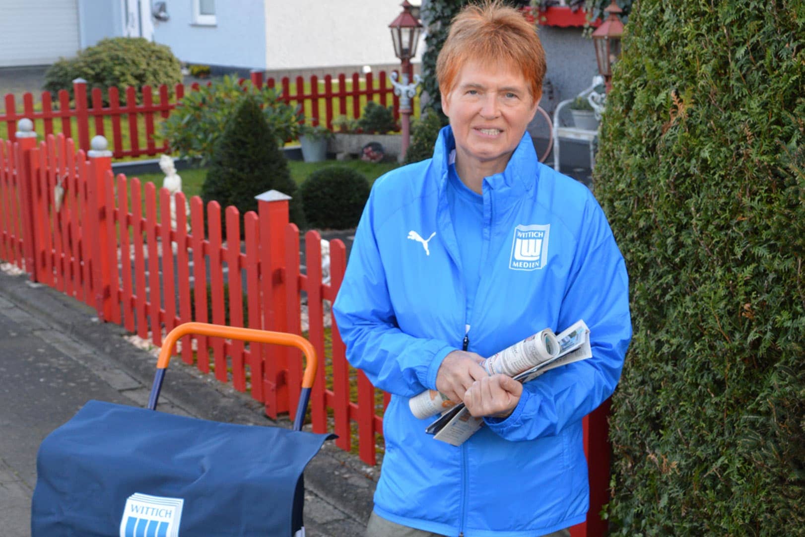 Zustellerin Rentnerin