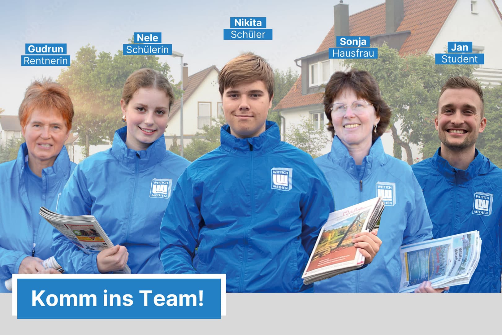 werde Zusteller - komm ins Team