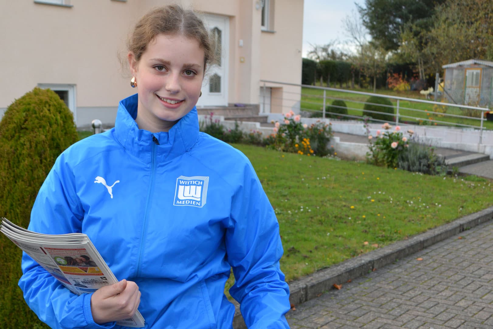 Zustellerin Schülerin